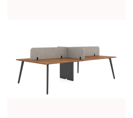 B Plan  Dört'lü Workstation Masa 